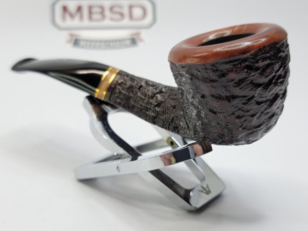 Savinelli Porto Cervo Rusticated 305 Bent Pot Briar Tobacco Smoking Pipe, 6mm [SOLD OUT] - Image 10