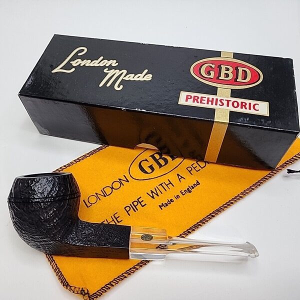 GBD Prehistoric 2006 Straight Bulldog Briar Tobacco Pipe, Unsmoked, Box [SOLD OUT] - Image 3
