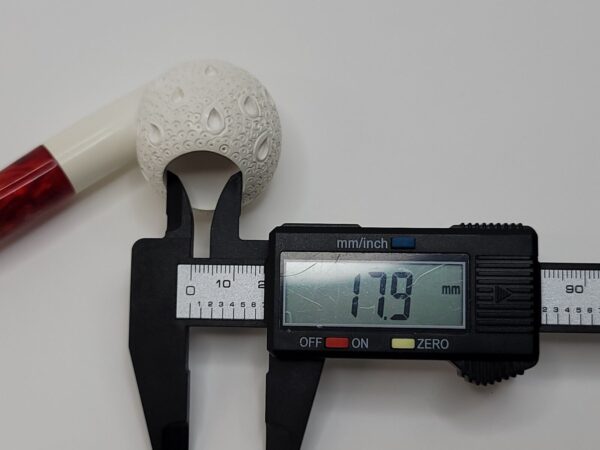 MBSD Meerschaum Block Meerschaum Bent Apple Lattice Tobacco Pipe, New with Case [SOLD OUT] - Image 12