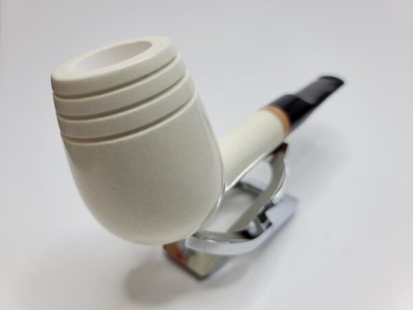 MBSD Meerschaum Deluxe Lovat Block Meerschaum Tobacco Smoking Pipe, 9mm, Case [SOLD OUT] - Image 11