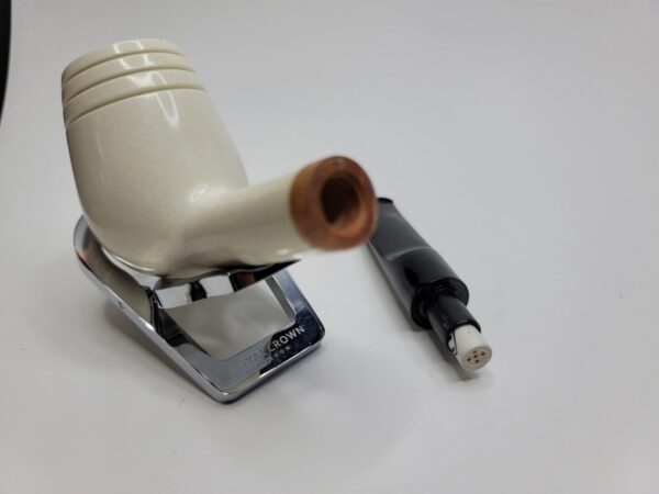 MBSD Meerschaum Deluxe Lovat Block Meerschaum Tobacco Smoking Pipe, 9mm, Case [SOLD OUT] - Image 16