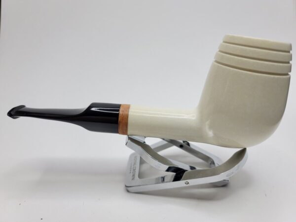 MBSD Meerschaum Deluxe Lovat Block Meerschaum Tobacco Smoking Pipe, 9mm, Case [SOLD OUT] - Image 8