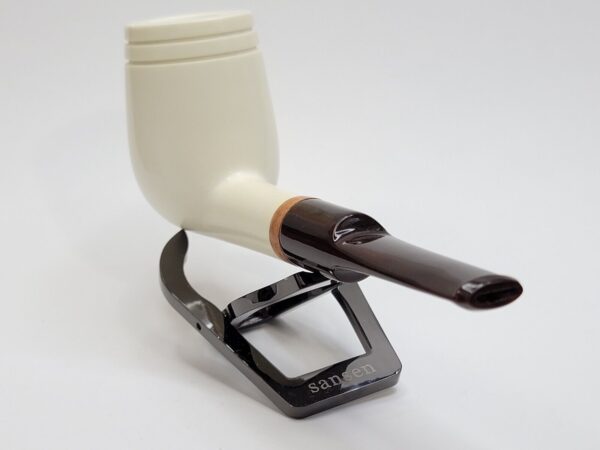 MBSD Meerschaum Deluxe Smooth Lovat Block Meerschaum Tobacco Pipe, 9mm Filter [SOLD OUT] - Image 8