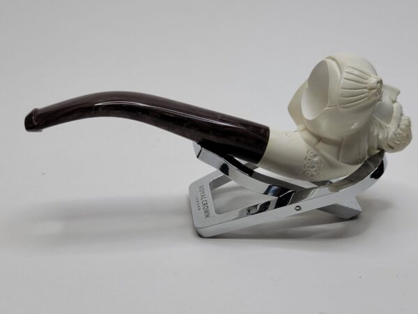 MBSD Meerschaum Figural Block Meerschaum Tobacco Smoking Pipe, Case [SOLD OUT] - Image 11