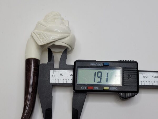 MBSD Meerschaum Figural Block Meerschaum Tobacco Smoking Pipe, Case [SOLD OUT] - Image 15