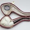 MBSD Meerschaum Figural Block Meerschaum Tobacco Smoking Pipe, Case [SOLD OUT] - Image 6