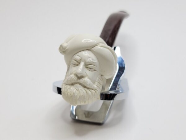 MBSD Meerschaum Figural Block Meerschaum Tobacco Smoking Pipe, Case [SOLD OUT] - Image 8