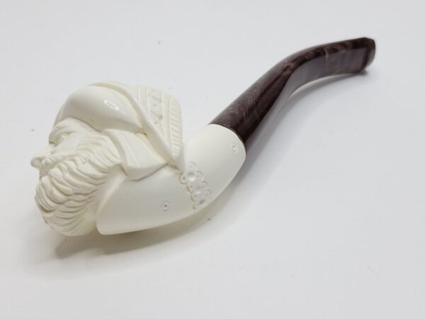 MBSD Meerschaum Figural Block Meerschaum Tobacco Smoking Pipe, Case [SOLD OUT] - Image 9