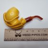 MBSD Meerschaum Masters Sadik Yanik Block Meerschaum Floral Tobacco Pipe, 9mm [SOLD OUT] - Image 13