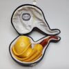 MBSD Meerschaum Masters Sadik Yanik Block Meerschaum Floral Tobacco Pipe, 9mm [SOLD OUT] - Image 4