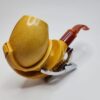 MBSD Meerschaum Masters Sadik Yanik Block Meerschaum Floral Tobacco Pipe, 9mm [SOLD OUT] - Image 8