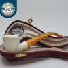 MBSD Meerschaum Small Bent Calabash Block Meerschaum Tobacco Pipe, Fitted Case [SOLD OUT]