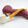 MBSD Meerschaum Small Bent Calabash Block Meerschaum Tobacco Pipe, Fitted Case [SOLD OUT] - Image 8