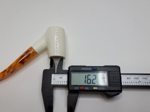 MBSD Meerschaum Small Block Meerschaum Pocket Tobacco Pipe, Fitted Case [SOLD OUT] - Image 9