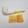 Mastercraft Straight Billiard Block Meerschaum Tobacco Pipe, Unsmoked, Austrian [SOLD OUT] - Image 3