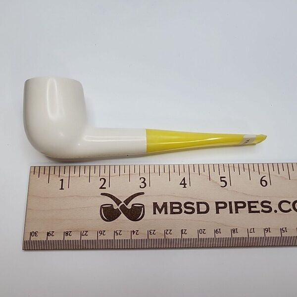 Mastercraft Straight Billiard Block Meerschaum Tobacco Pipe, Unsmoked, Austrian [SOLD OUT] - Image 6