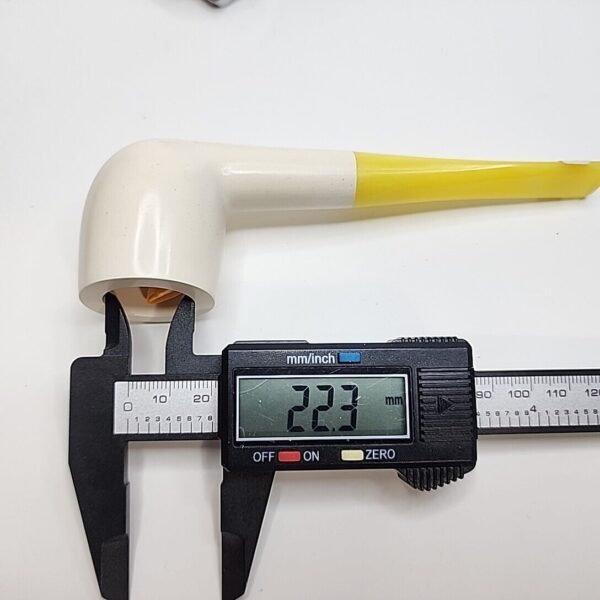 Mastercraft Straight Billiard Block Meerschaum Tobacco Pipe, Unsmoked, Austrian [SOLD OUT] - Image 10