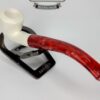 New Hand Carved Block Meerschaum Pipe w/ Fitted Case 5.5" Unique, Smoking Pipe [SOLD OUT] - Image 11