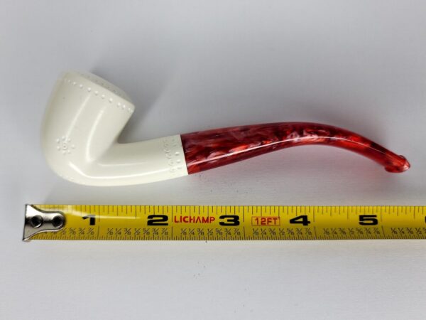 New Hand Carved Block Meerschaum Pipe w/ Fitted Case 5.5" Unique, Smoking Pipe [SOLD OUT] - Image 13