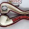 New Hand Carved Block Meerschaum Pipe w/ Fitted Case 5.5" Unique, Smoking Pipe [SOLD OUT] - Image 3