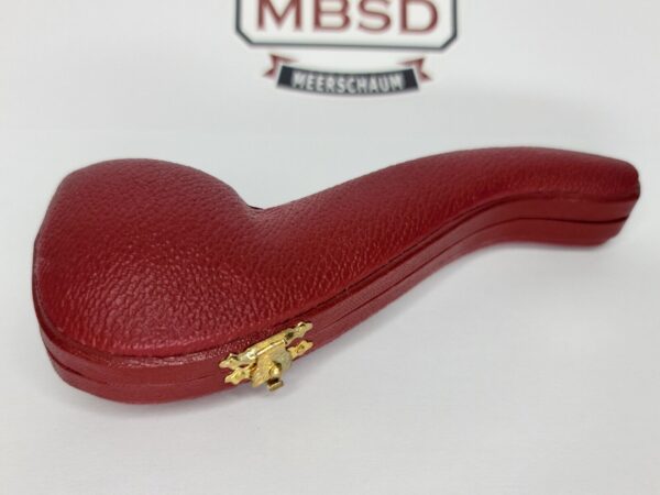 New Hand Carved Block Meerschaum Pipe w/ Fitted Case 5.5" Unique, Smoking Pipe [SOLD OUT] - Image 4