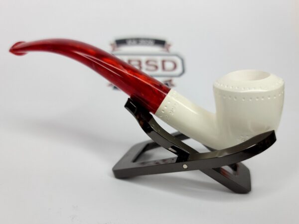 New Hand Carved Block Meerschaum Pipe w/ Fitted Case 5.5" Unique, Smoking Pipe [SOLD OUT] - Image 9