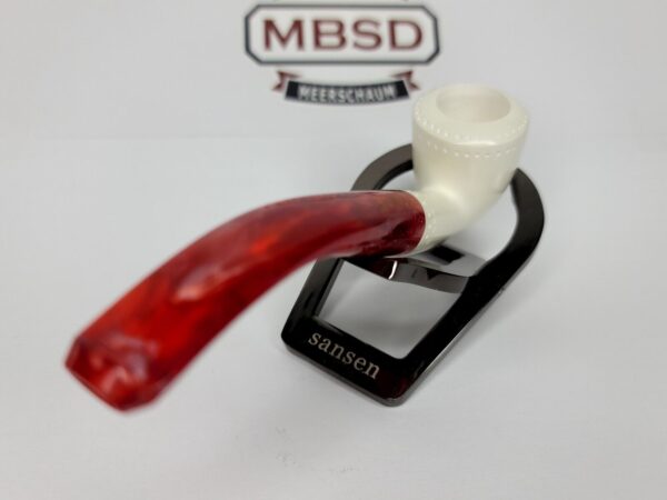 New Hand Carved Block Meerschaum Pipe w/ Fitted Case 5.5" Unique, Smoking Pipe [SOLD OUT] - Image 10
