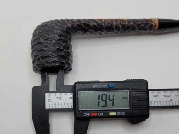 Peterson Aran Rusticated 264 Fishtail Canadian Briar Tobacco Smoking Pipe [SOLD OUT] - Image 12