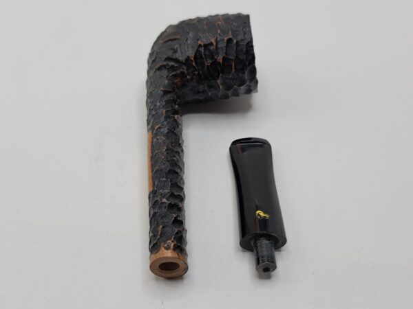 Peterson Aran Rusticated 264 Fishtail Canadian Briar Tobacco Smoking Pipe [SOLD OUT] - Image 13