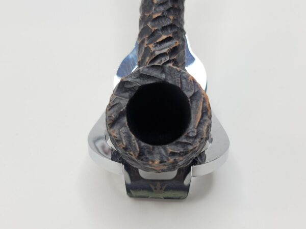 Peterson Aran Rusticated 264 Fishtail Canadian Briar Tobacco Smoking Pipe [SOLD OUT] - Image 6