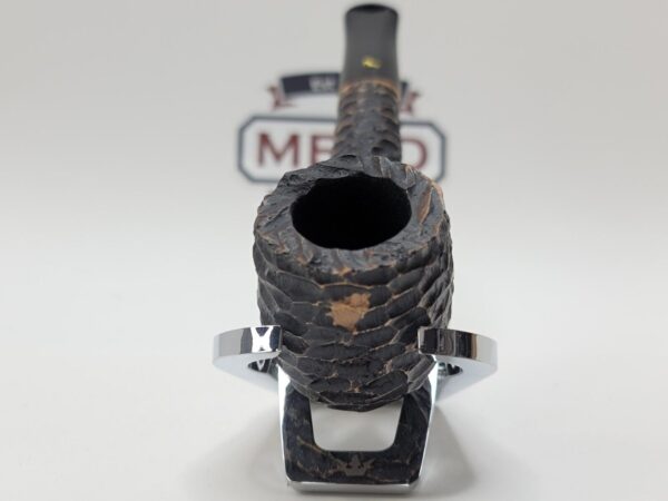 Peterson Aran Rusticated 264 Fishtail Canadian Briar Tobacco Smoking Pipe [SOLD OUT] - Image 7