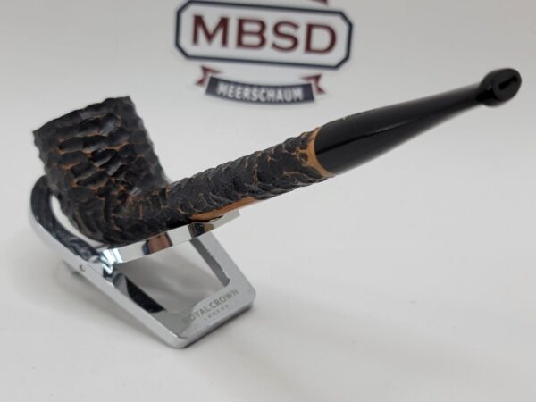 Peterson Aran Rusticated 264 Fishtail Canadian Briar Tobacco Smoking Pipe [SOLD OUT] - Image 9