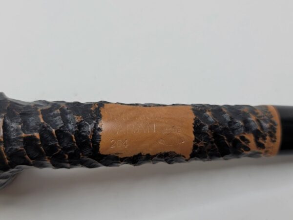 Peterson Aran Rusticated 264 Fishtail Canadian Briar Tobacco Smoking Pipe [SOLD OUT] - Image 10
