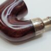 Peterson System Spigot 305 Smooth Bell Calabash Briar Tobacco Pipe, Silver, New [SOLD OUT] - Image 11