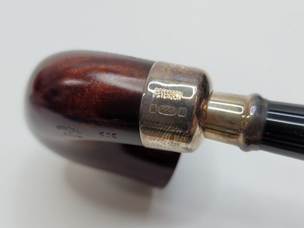 Peterson System Spigot 305 Smooth Bell Calabash Briar Tobacco Pipe, Silver, New [SOLD OUT] - Image 13