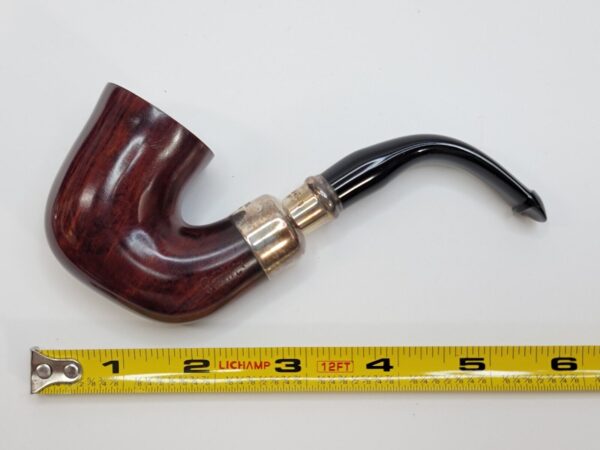 Peterson System Spigot 305 Smooth Bell Calabash Briar Tobacco Pipe, Silver, New [SOLD OUT] - Image 14