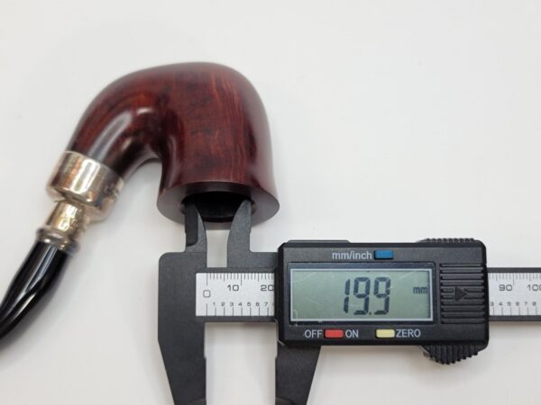 Peterson System Spigot 305 Smooth Bell Calabash Briar Tobacco Pipe, Silver, New [SOLD OUT] - Image 15