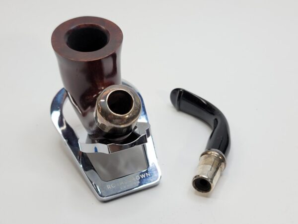Peterson System Spigot 305 Smooth Bell Calabash Briar Tobacco Pipe, Silver, New [SOLD OUT] - Image 16