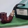 Peterson System Spigot 305 Smooth Bell Calabash Briar Tobacco Pipe, Silver, New [SOLD OUT] - Image 3