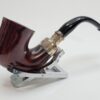 Peterson System Spigot 305 Smooth Bell Calabash Briar Tobacco Pipe, Silver, New [SOLD OUT] - Image 5