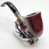 Peterson System Spigot 305 Smooth Bell Calabash Briar Tobacco Pipe, Silver, New [SOLD OUT] - Image 9