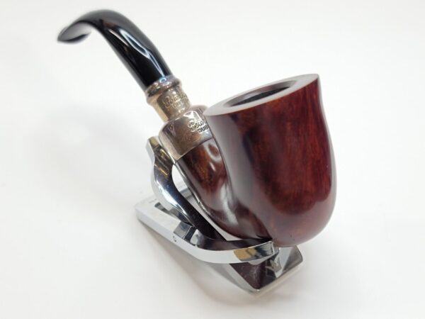 Peterson System Spigot 305 Smooth Bell Calabash Briar Tobacco Pipe, Silver, New [SOLD OUT] - Image 9