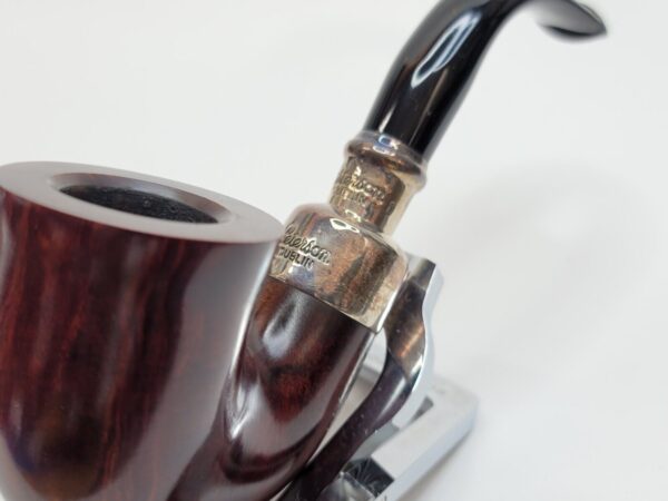 Peterson System Spigot 305 Smooth Bell Calabash Briar Tobacco Pipe, Silver, New [SOLD OUT] - Image 10