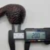 Rossi by Savinelli Sitting 8644 Rusticated Brandy Briar Tobacco Pipe, 6mm, Italy [SOLD OUT] - Image 13