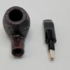 Rossi by Savinelli Sitting 8644 Rusticated Brandy Briar Tobacco Pipe, 6mm, Italy [SOLD OUT] - Image 14