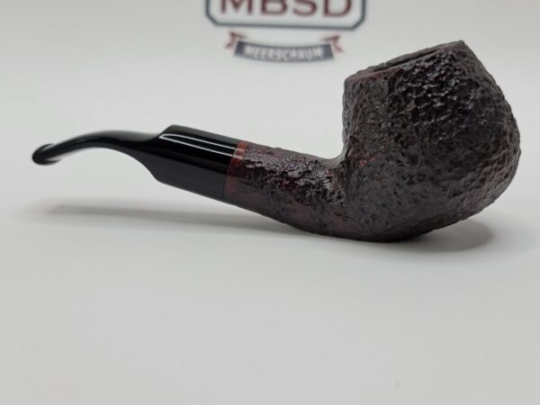 Rossi by Savinelli Sitting 8644 Rusticated Brandy Briar Tobacco Pipe, 6mm, Italy [SOLD OUT] - Image 8