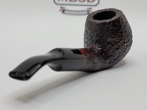 Rossi by Savinelli Sitting 8644 Rusticated Brandy Briar Tobacco Pipe, 6mm, Italy [SOLD OUT] - Image 9