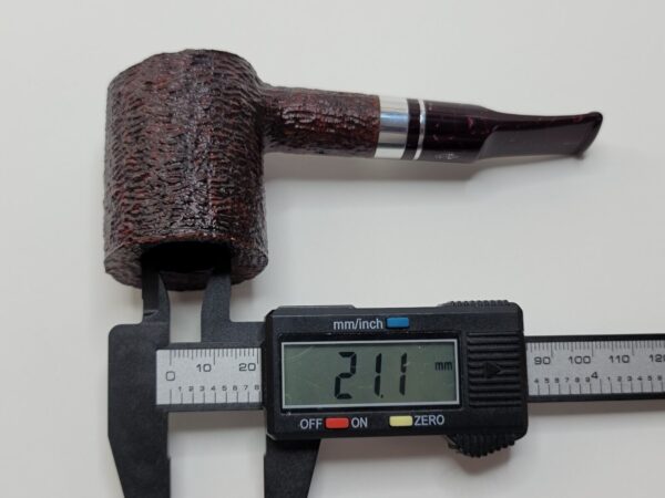 Savinelli Bacco Rusticated Dark Brown 311 KS Poker Briar Tobacco Pipe, 6mm [SOLD OUT] - Image 12