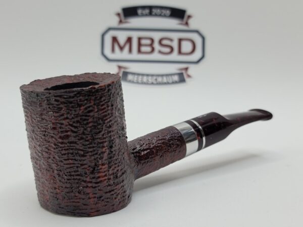 Savinelli Bacco Rusticated Dark Brown 311 KS Poker Briar Tobacco Pipe, 6mm [SOLD OUT] - Image 4