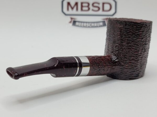 Savinelli Bacco Rusticated Dark Brown 311 KS Poker Briar Tobacco Pipe, 6mm [SOLD OUT] - Image 6